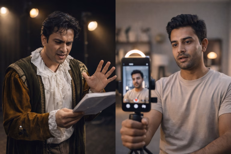 Reel actors vs. Trained actors