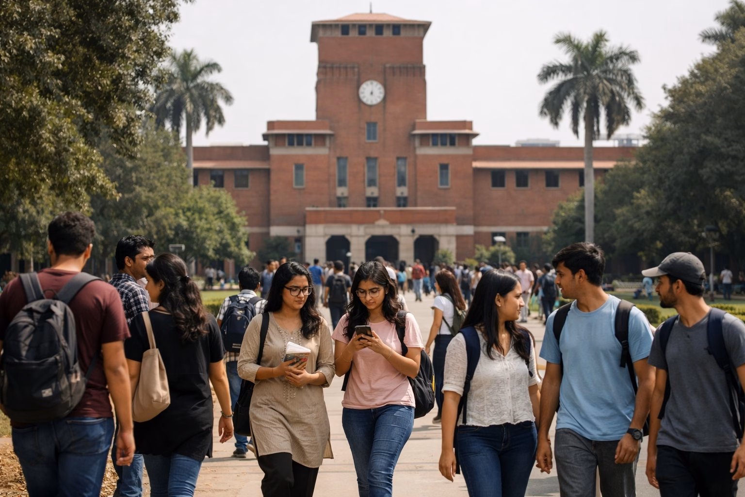 Delhi University protest ban