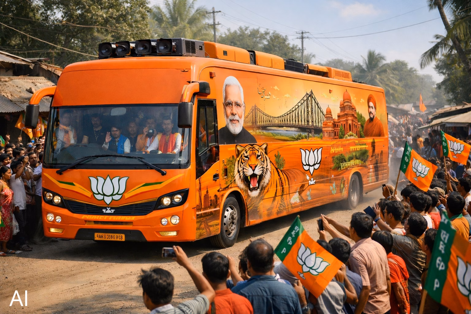 Bengal BJP Parivartan Yatra 2026