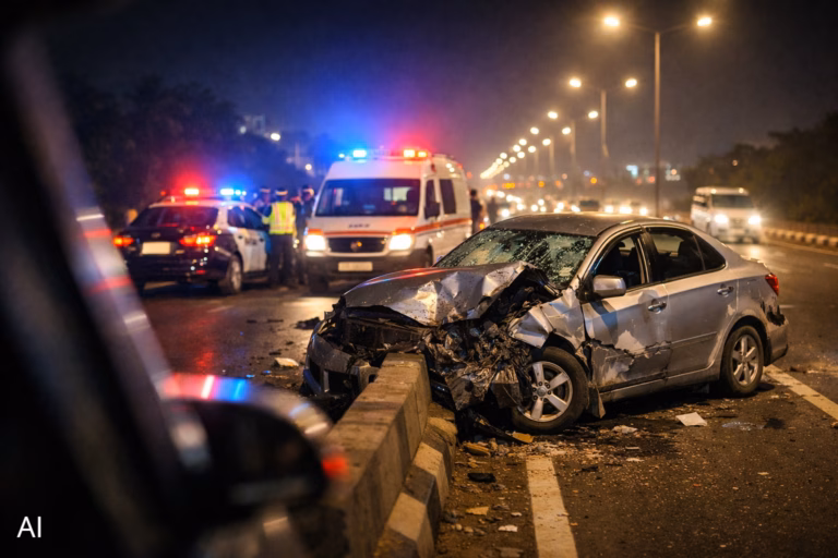 Reel Driving Crash