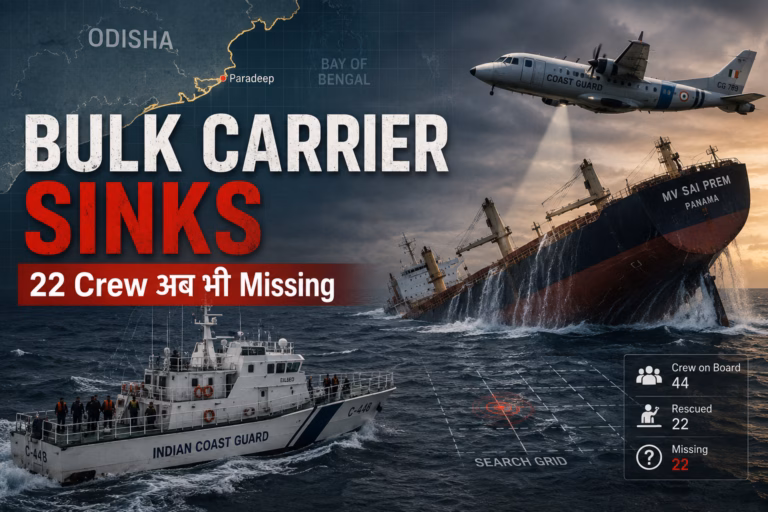 Bulk Carrier Sinks - Coast Guard Search