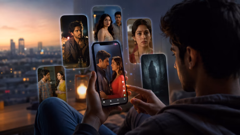 Cinematic Mobile Streaming Collage