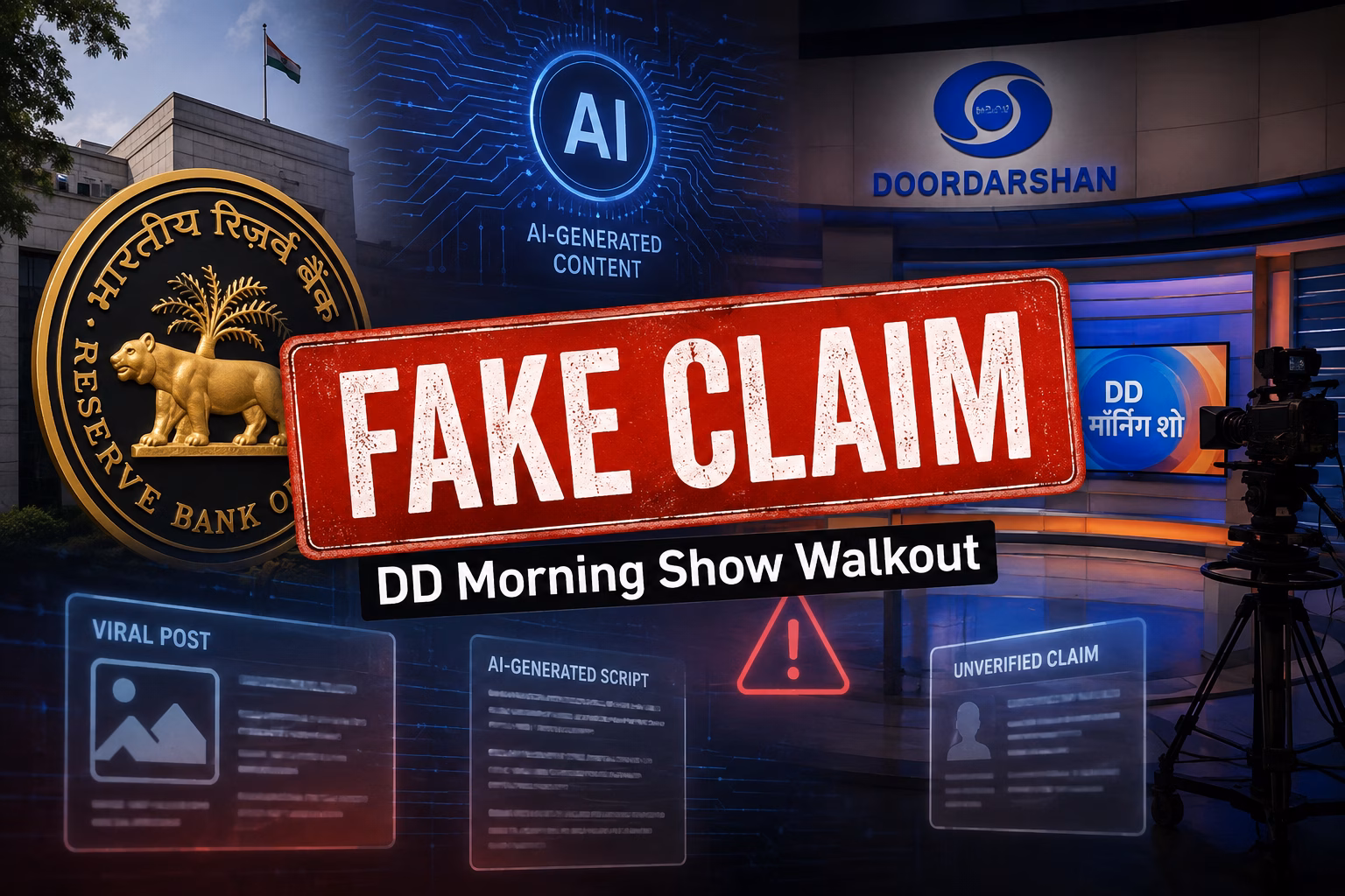 Fake Claim - DD Morning Show Fact Check
