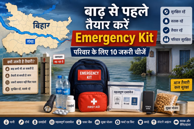 Flood Preparedness Emergency Kit Bihar