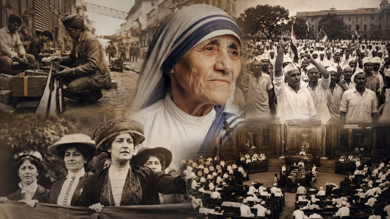 Historical Voices - A Sepia Documentary Collage