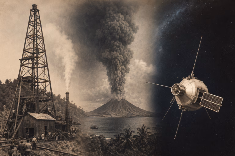 Industrial Eruptions and Space Exploration