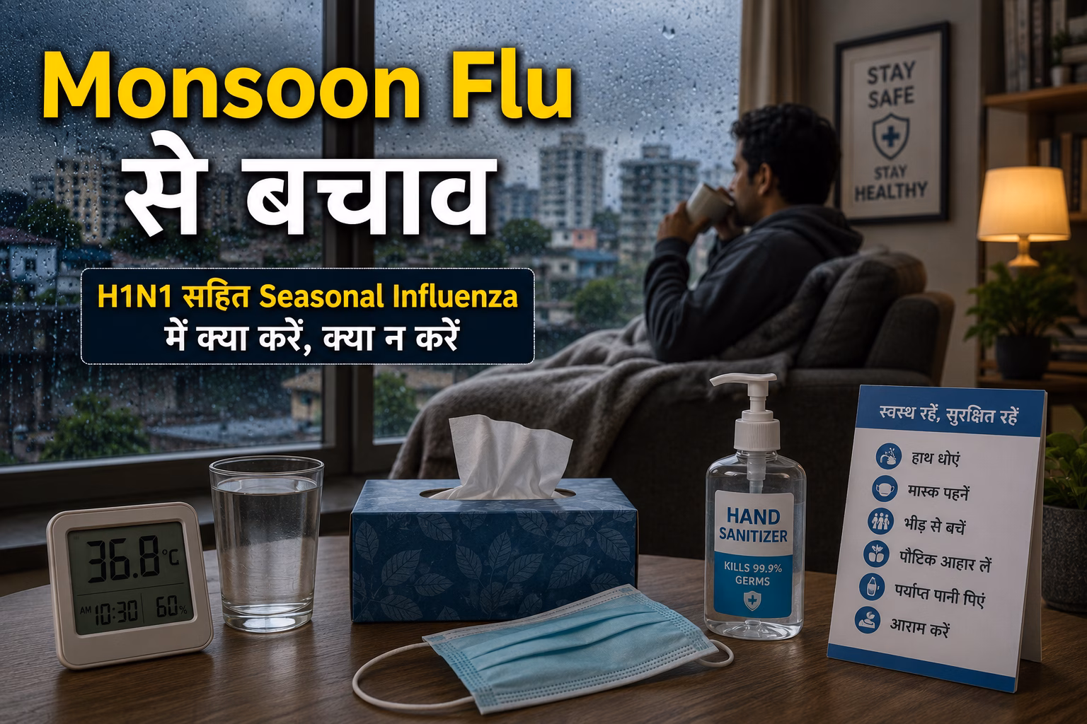 Monsoon Flu Prevention at Home