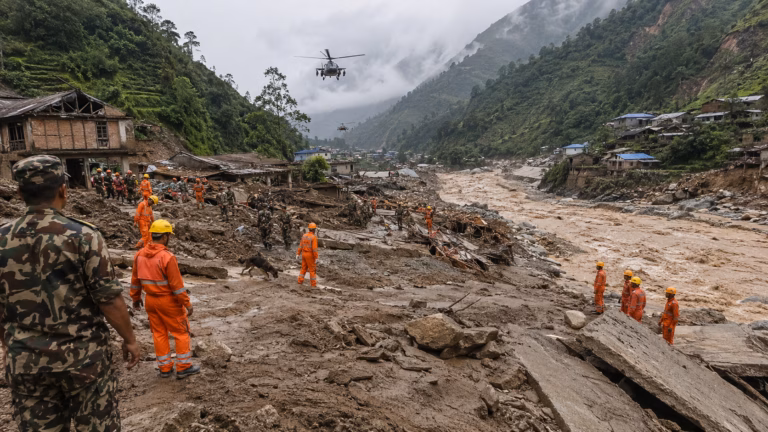 Mountain Flood - Rescue Operation