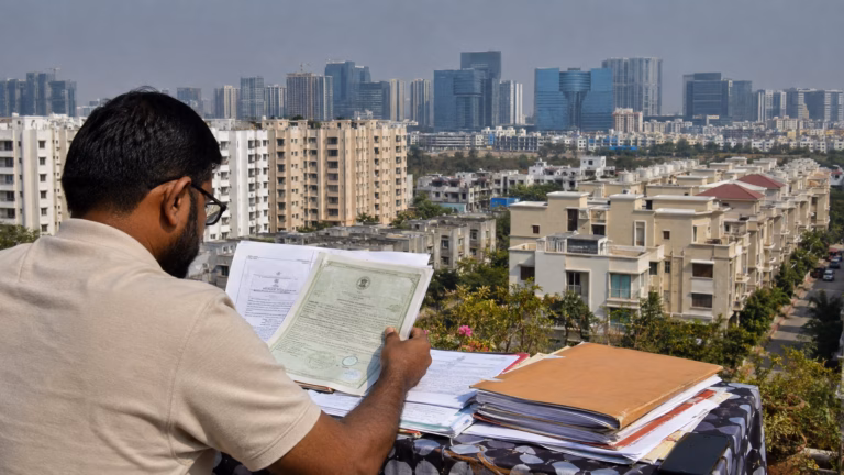 Reviewing Documents Above the City