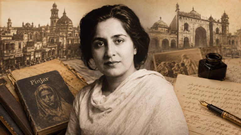 Sepia Pinjar Literary Heritage Collage
