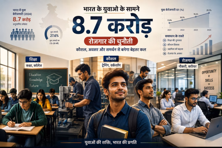 भारत के युवाओं की रोजगार यात्रा