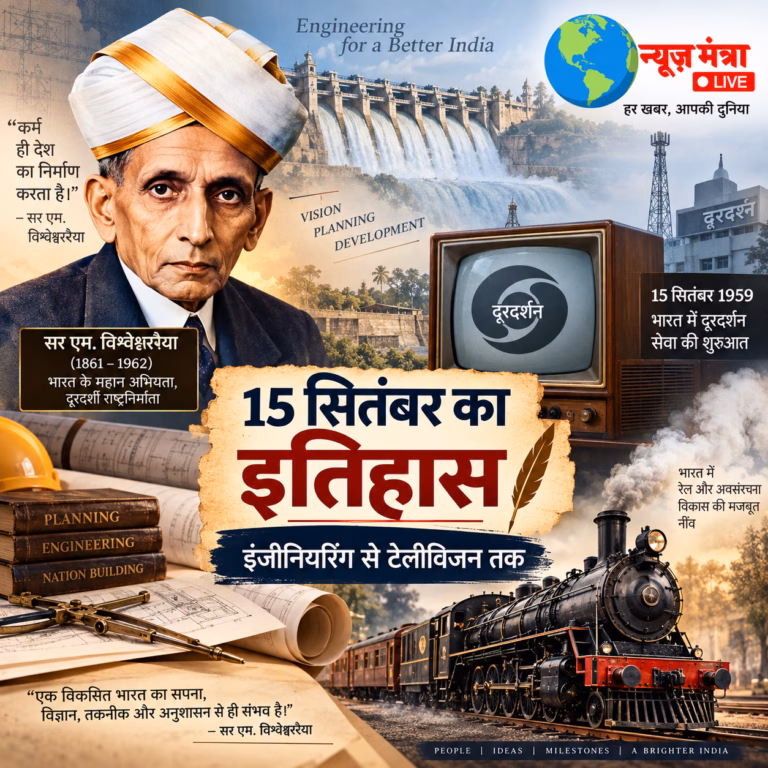 15 सितंबर - इंजीनियरिंग से टेलीविजन तक