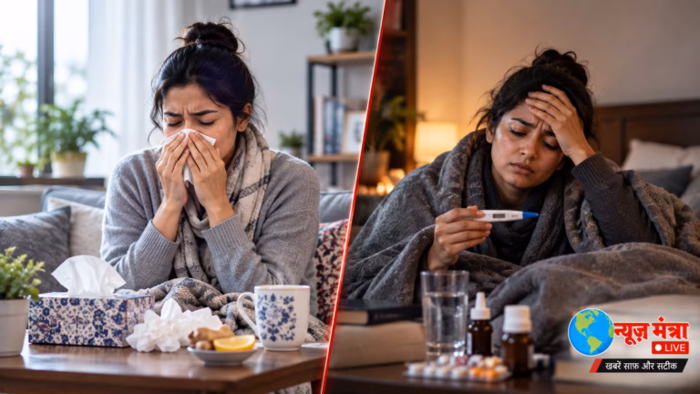 Cold vs Flu - A Split Sickroom Comparison