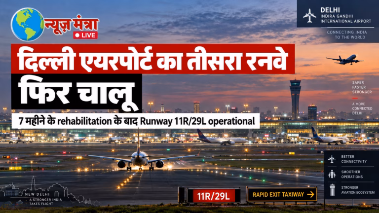 Delhi Airport Runway Reopens