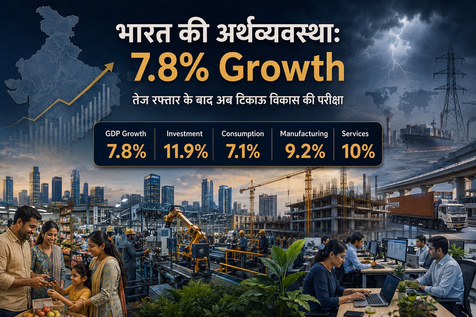 India’s Economy - 7.8% Growth