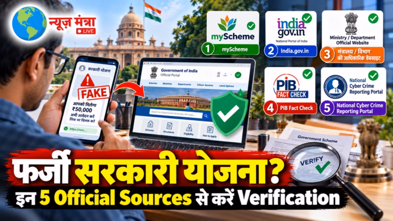 Verifying Fake Government Schemes Safely