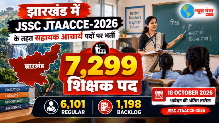 Jharkhand Teacher Recruitment News Banner