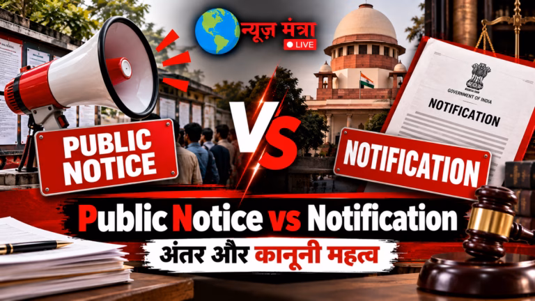 Public Notice vs Notification_ Legal Guide