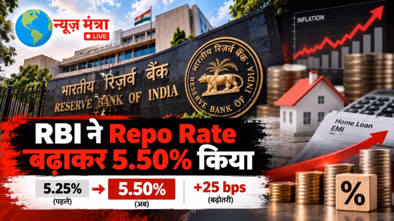 RBI Repo Rate Hike News Graphic